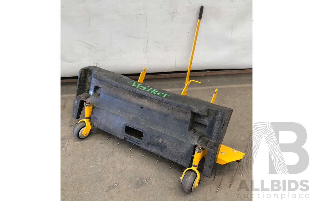 Dethatcher Attachment for 42 Inch Walker Ride on Lawn Mower