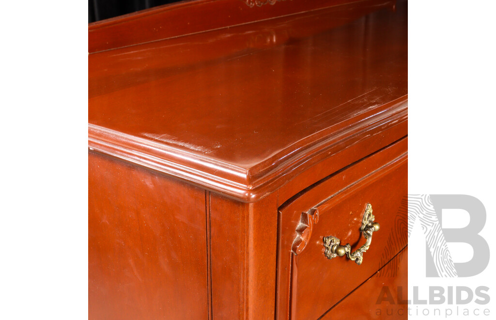 Mahogany 14 Drawer Tall Boy by Bell Bros Furniture