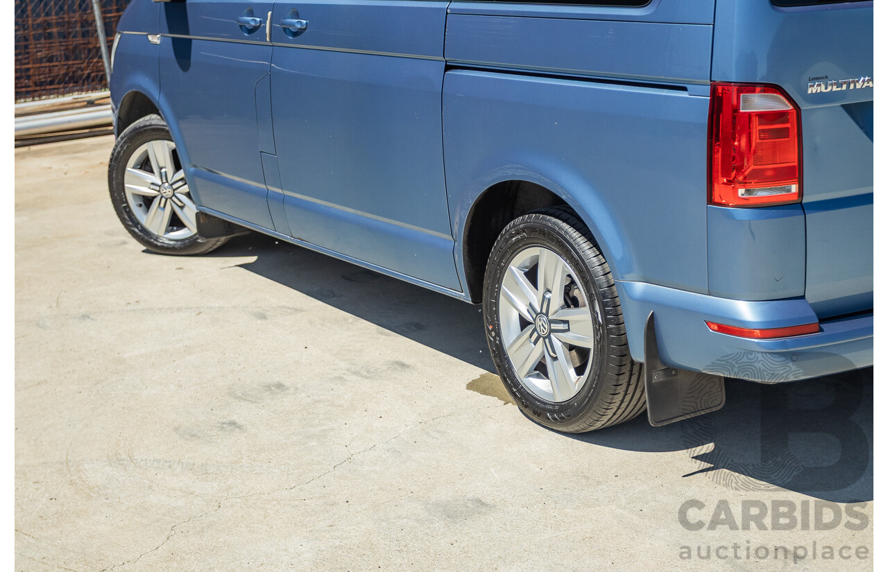 05/2017 Volkswagen Multivan Comfortline TDI340 T6 MY17.5 4D Wagon Acapulco Blue Metallic 2.0L Turbo Diesel - 7 Seats