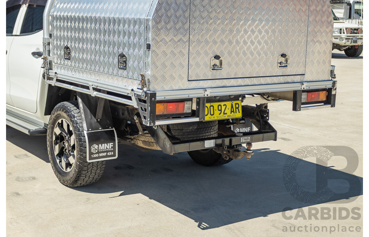 02/2016 Mitsubishi Triton GLX (4x4) MQ MY16 UPGRADE Dual Cab Utility White Turbo Diesel 2.4L