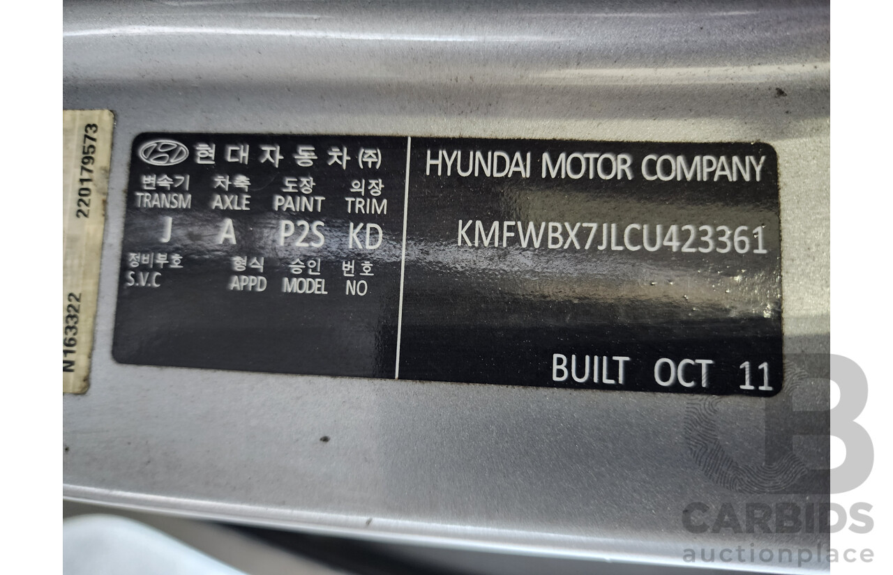 11/2011 Hyundai Iload CREW TQ MY11 4d Van Silver 2.5L