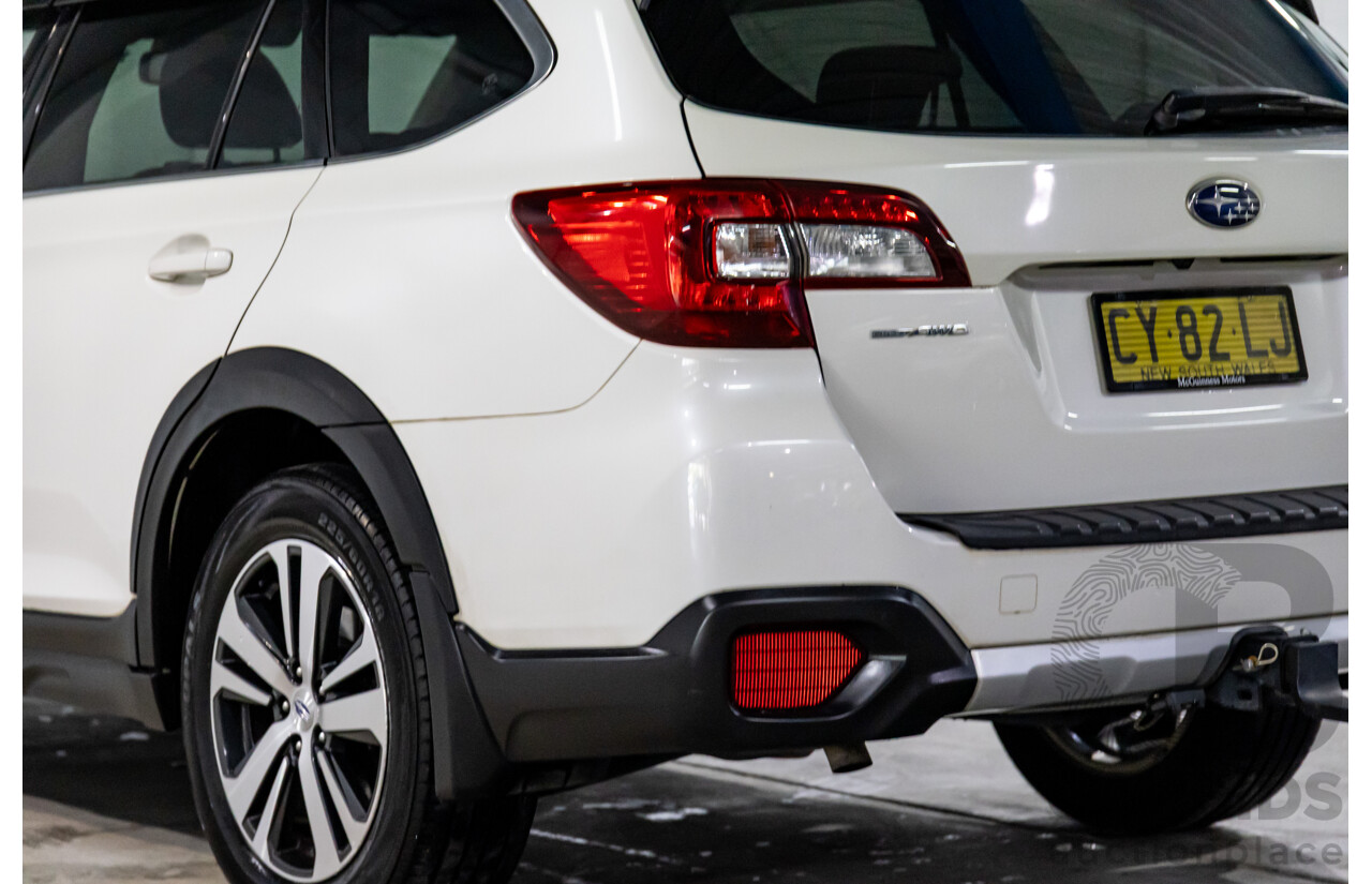 07/2018 Subaru Outback 2.0D Premium (AWD) MY18 4d Wagon Crystal White Pearl Turbo Diesel 2.0L