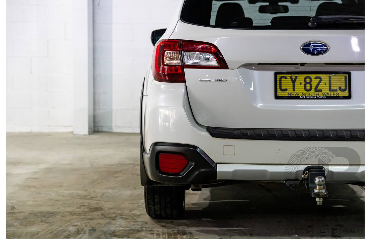 07/2018 Subaru Outback 2.0D Premium (AWD) MY18 4d Wagon Crystal White Pearl Turbo Diesel 2.0L