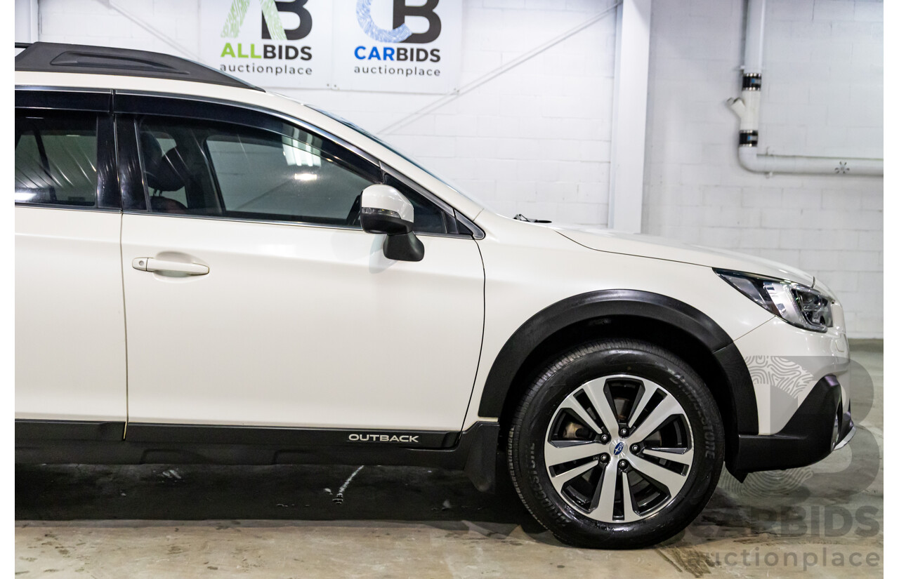 07/2018 Subaru Outback 2.0D Premium (AWD) MY18 4d Wagon Crystal White Pearl Turbo Diesel 2.0L