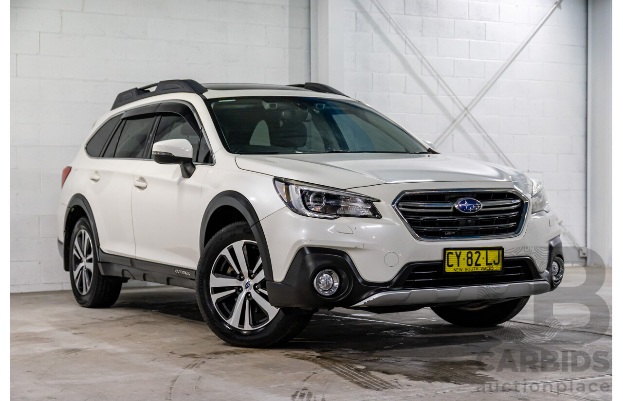 07/2018 Subaru Outback 2.0D Premium (AWD) MY18 4d Wagon Crystal White Pearl Turbo Diesel 2.0L