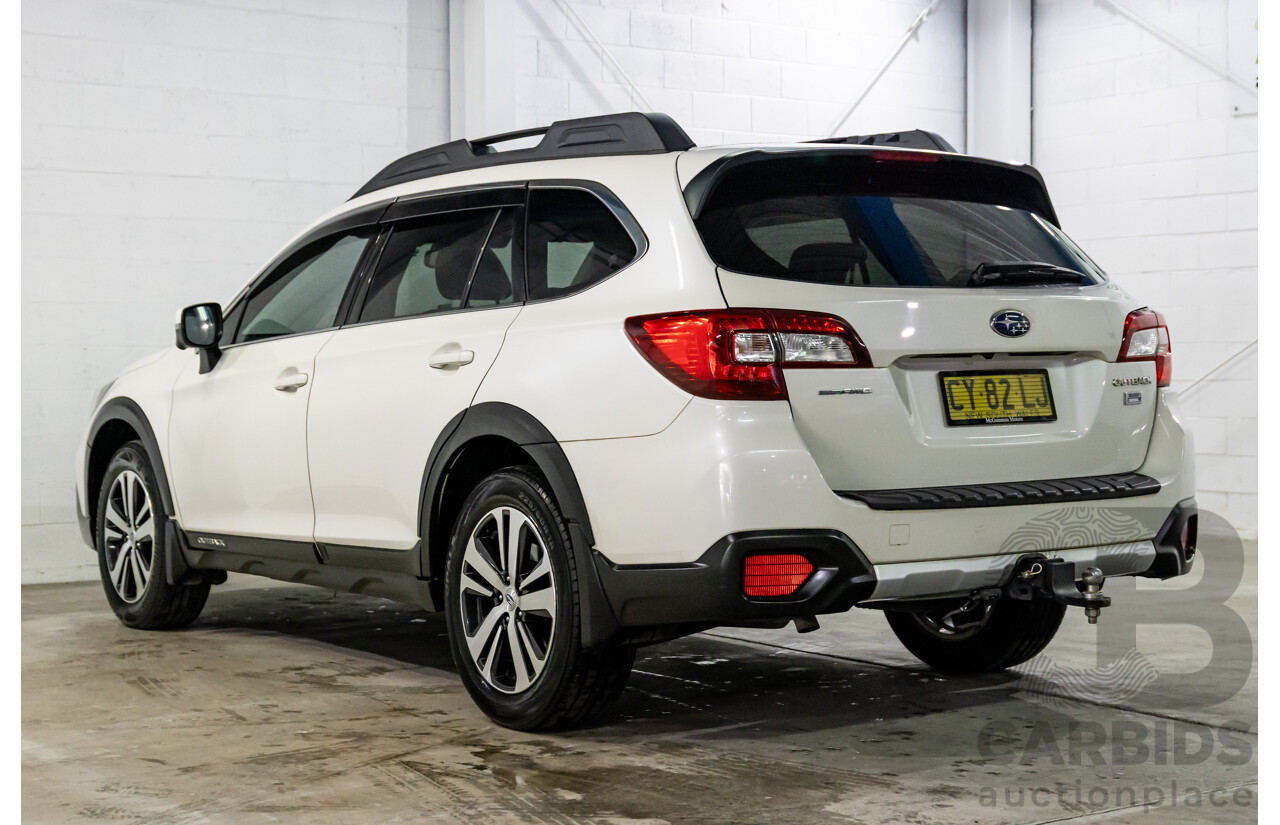 07/2018 Subaru Outback 2.0D Premium (AWD) MY18 4d Wagon Crystal White Pearl Turbo Diesel 2.0L