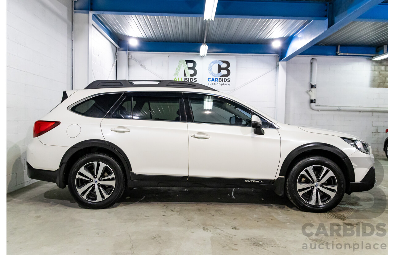 07/2018 Subaru Outback 2.0D Premium (AWD) MY18 4d Wagon Crystal White Pearl Turbo Diesel 2.0L
