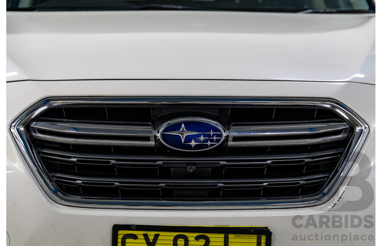 07/2018 Subaru Outback 2.0D Premium (AWD) MY18 4d Wagon Crystal White Pearl Turbo Diesel 2.0L