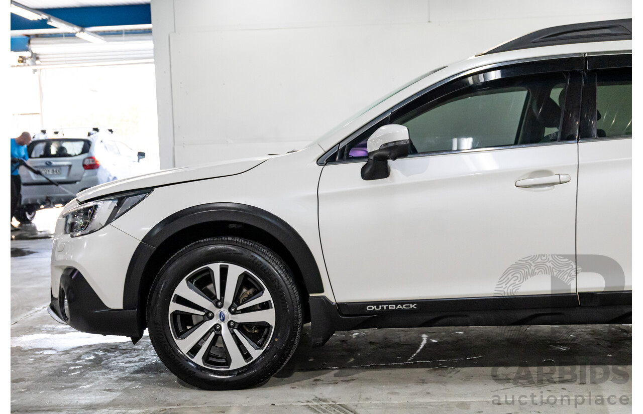 07/2018 Subaru Outback 2.0D Premium (AWD) MY18 4d Wagon Crystal White Pearl Turbo Diesel 2.0L