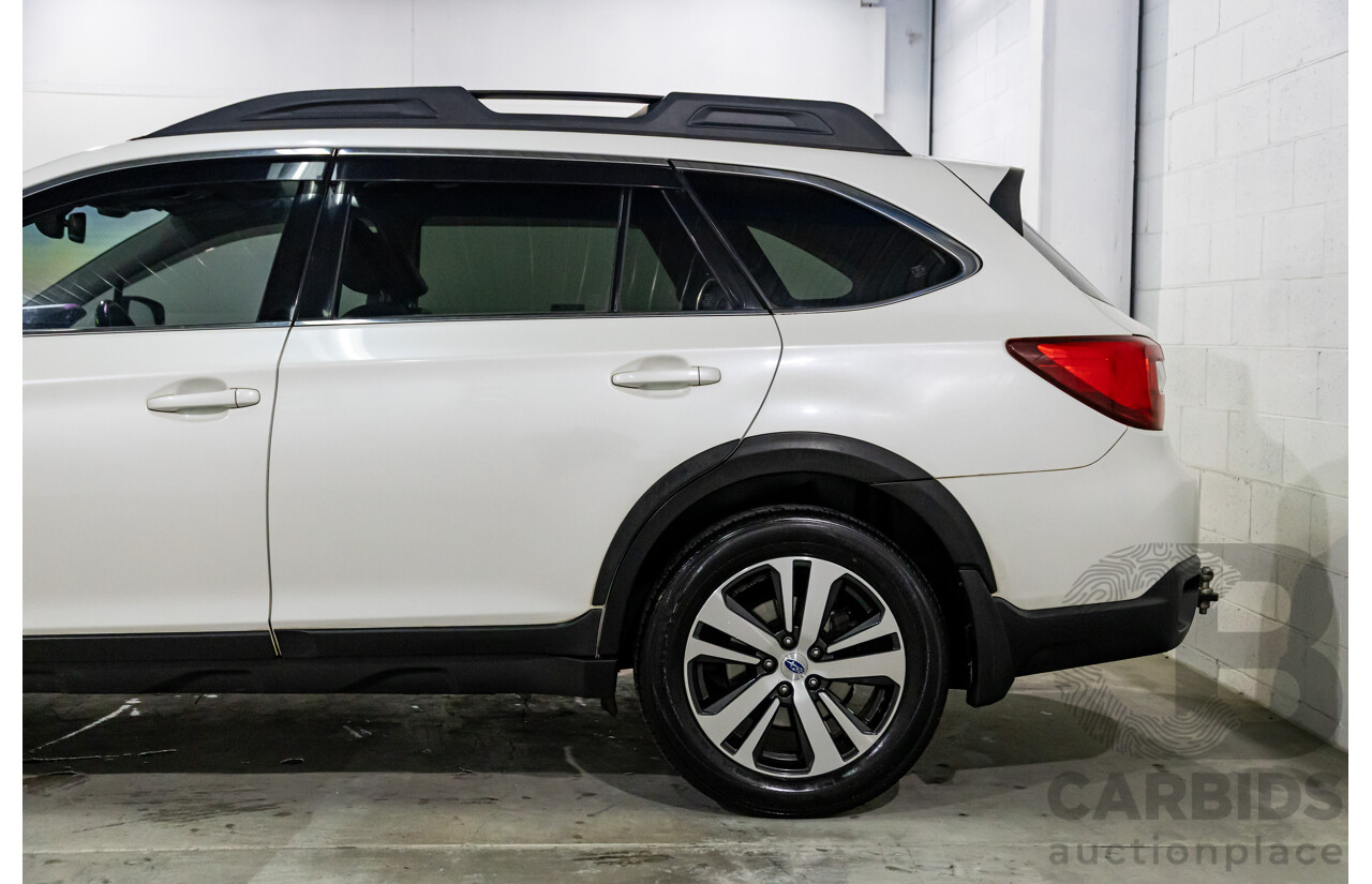 07/2018 Subaru Outback 2.0D Premium (AWD) MY18 4d Wagon Crystal White Pearl Turbo Diesel 2.0L