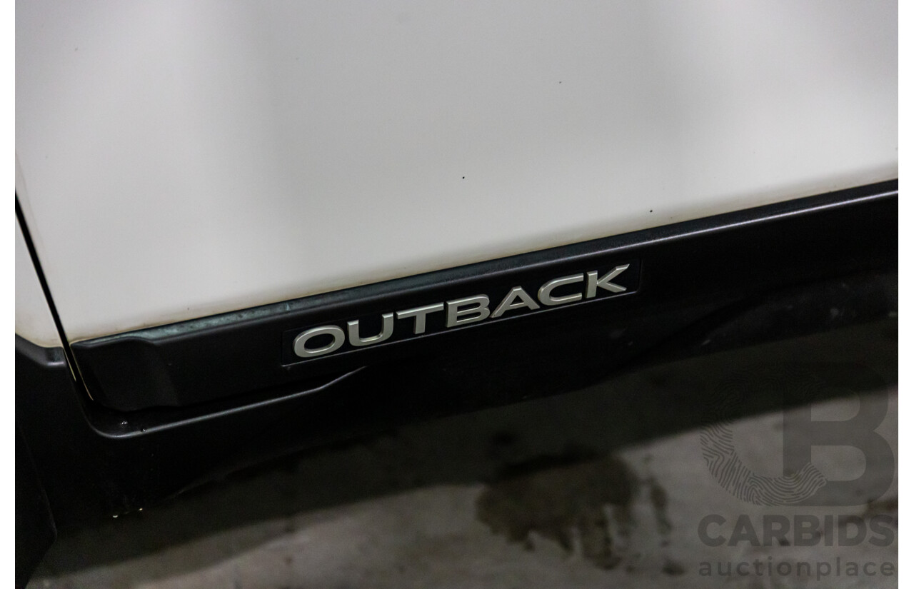 07/2018 Subaru Outback 2.0D Premium (AWD) MY18 4d Wagon Crystal White Pearl Turbo Diesel 2.0L