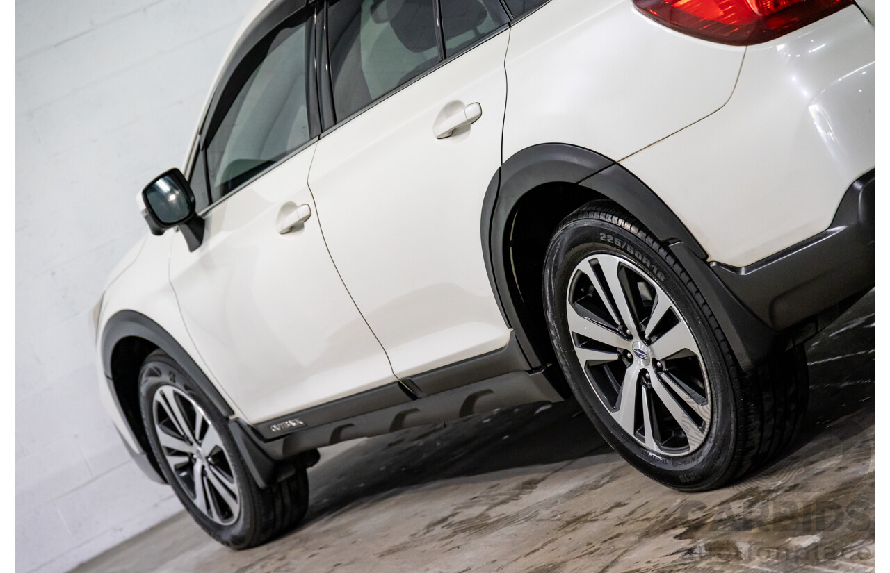 07/2018 Subaru Outback 2.0D Premium (AWD) MY18 4d Wagon Crystal White Pearl Turbo Diesel 2.0L