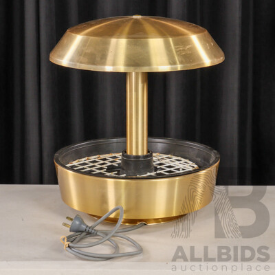 Mid Century Beam Indoor Garden Lamp with Anodized Aluminium Detail by NEBAUER METAL SPINNING PTY. LTD