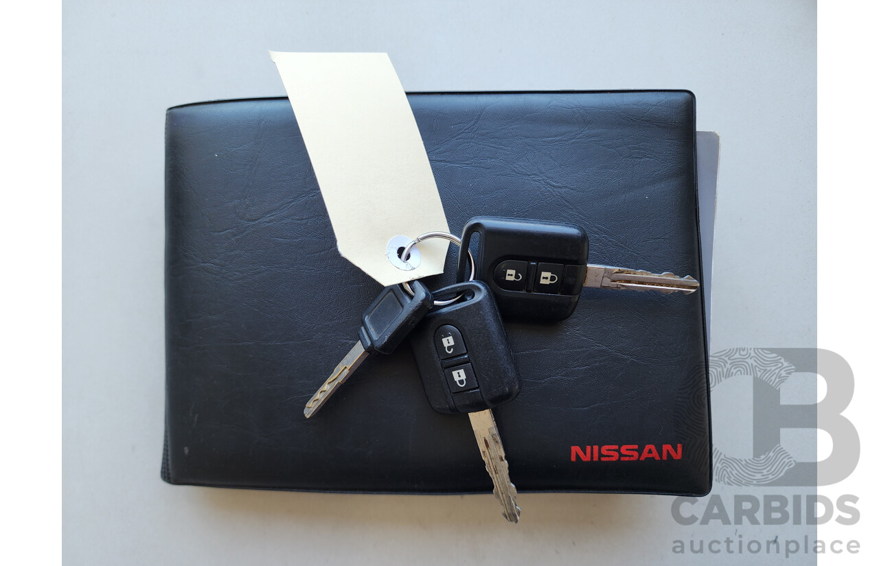 4/2013 Nissan Navara ST-X Blackline Edition (4x4) D40 MY12 Dual Cab P/Up Black 3.0L