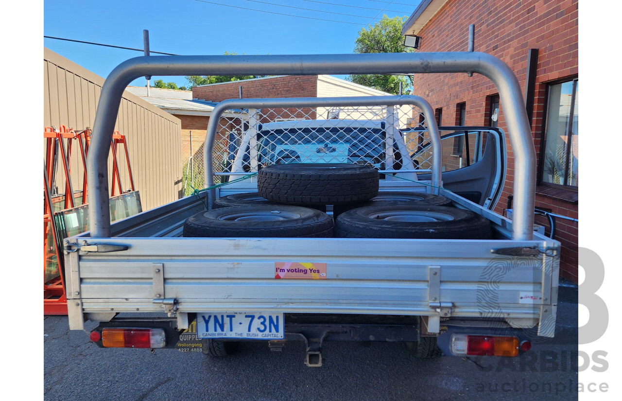 3/2012 Mitsubishi Triton GLX (4x4) MN MY12 Double Cab Utility White 2.5L