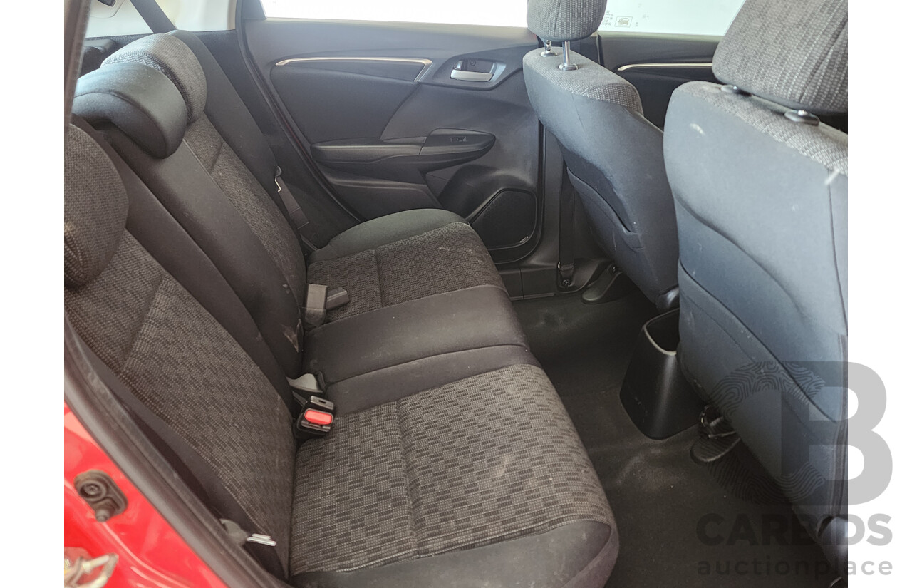 12/2015 Honda Jazz VTi GK MY15 5d Hatchback Red 1.5L