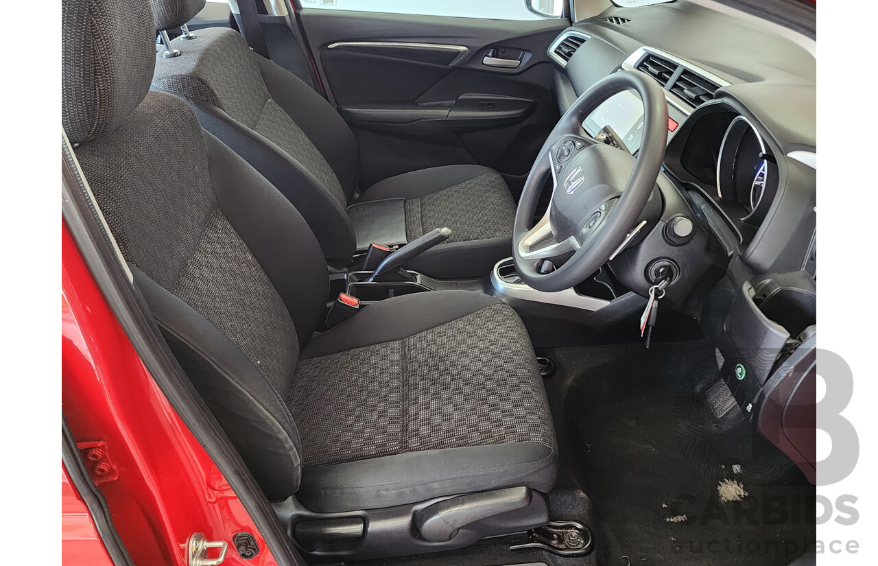 12/2015 Honda Jazz VTi GK MY15 5d Hatchback Red 1.5L