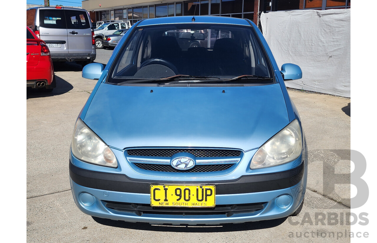12/2006 Hyundai Getz 1.4 TB UPGRADE 3d Hatchback Blue 1.4L