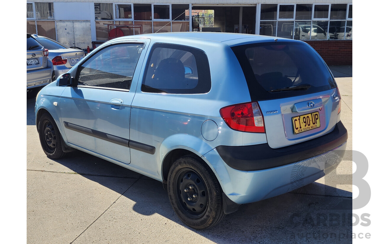 12/2006 Hyundai Getz 1.4 TB UPGRADE 3d Hatchback Blue 1.4L