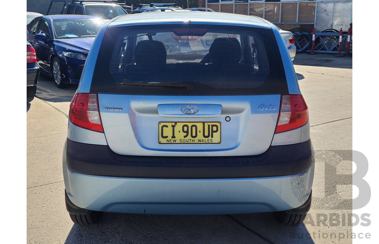 12/2006 Hyundai Getz 1.4 TB UPGRADE 3d Hatchback Blue 1.4L