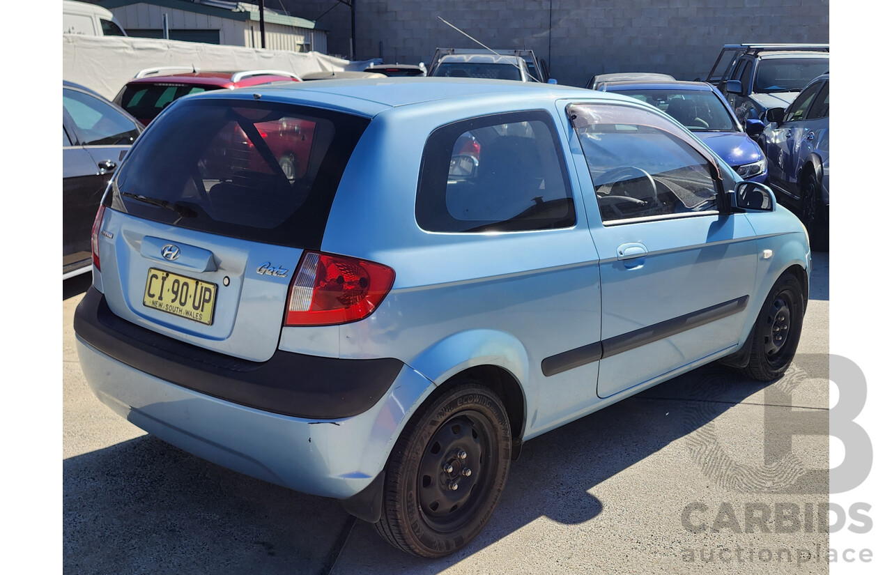 12/2006 Hyundai Getz 1.4 TB UPGRADE 3d Hatchback Blue 1.4L