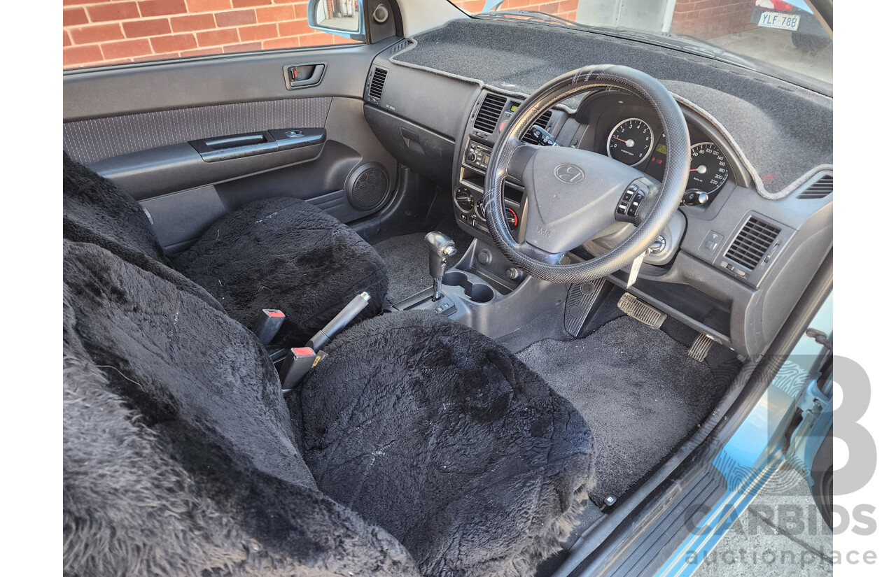 12/2006 Hyundai Getz 1.4 TB UPGRADE 3d Hatchback Blue 1.4L
