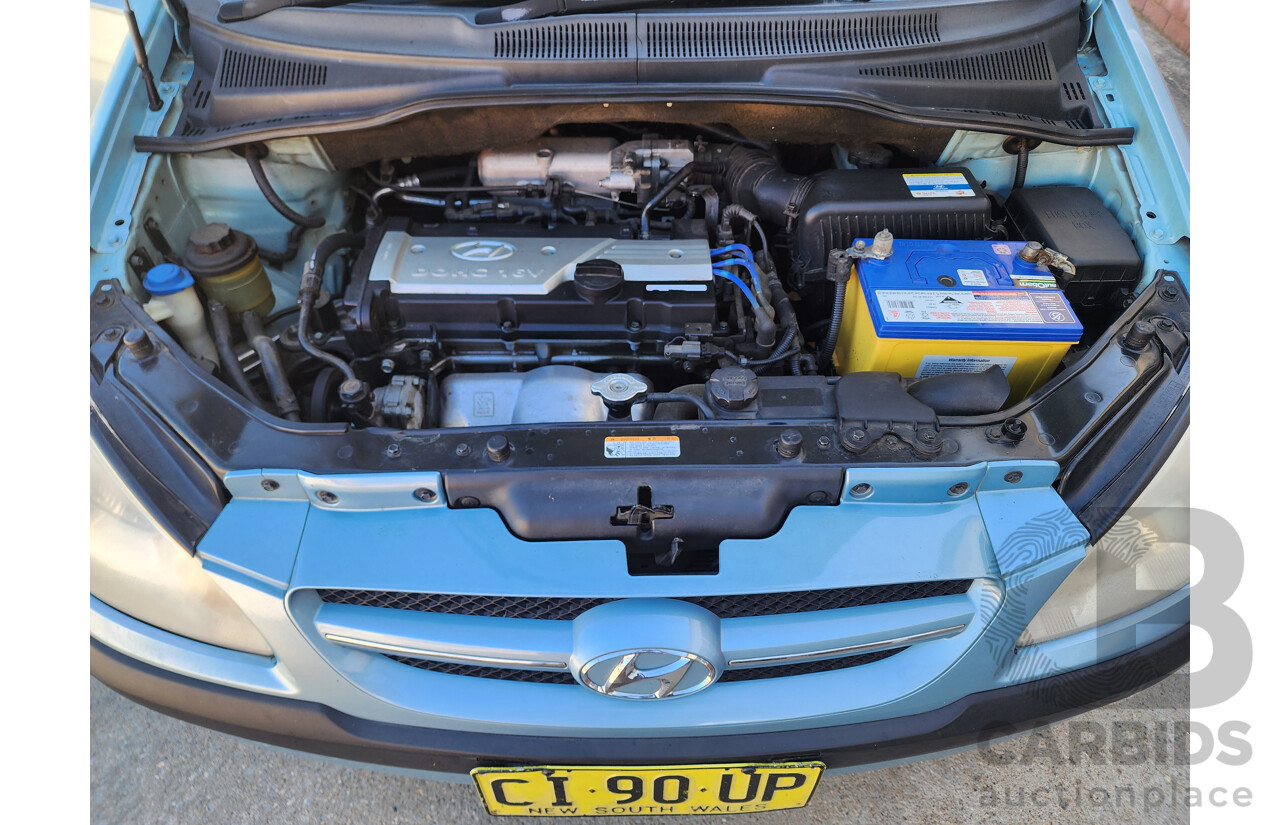 12/2006 Hyundai Getz 1.4 TB UPGRADE 3d Hatchback Blue 1.4L