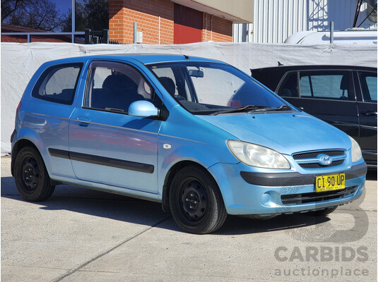 12/2006 Hyundai Getz 1.4 TB UPGRADE 3d Hatchback Blue 1.4L