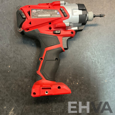 OZITO Power Xchange Power Tools - Impact Driver ,Cordless Drill, Workshop Blower, Cordless Blower with 4 Batteries and 1x Charger