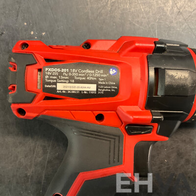 OZITO Power Xchange Power Tools - Impact Driver ,Cordless Drill, Workshop Blower, Cordless Blower with 4 Batteries and 1x Charger