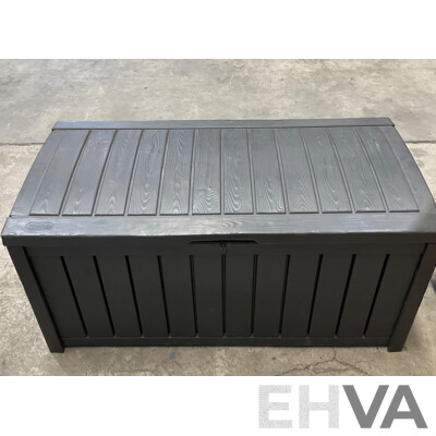 KETER Storage Box with Assorted Garagenalia
