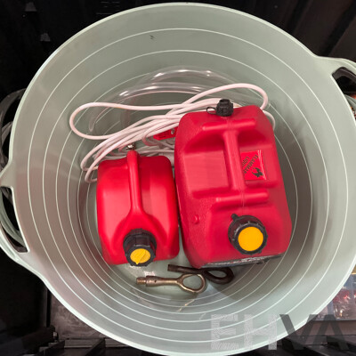 KETER Storage Box with Assorted Garagenalia