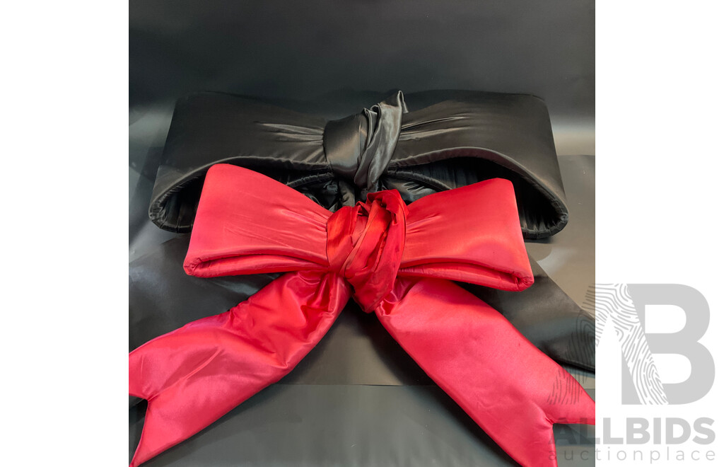 TheSpecialBow - Giant Red and Black Car Bows