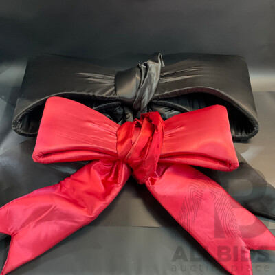 TheSpecialBow - Giant Red and Black Car Bows