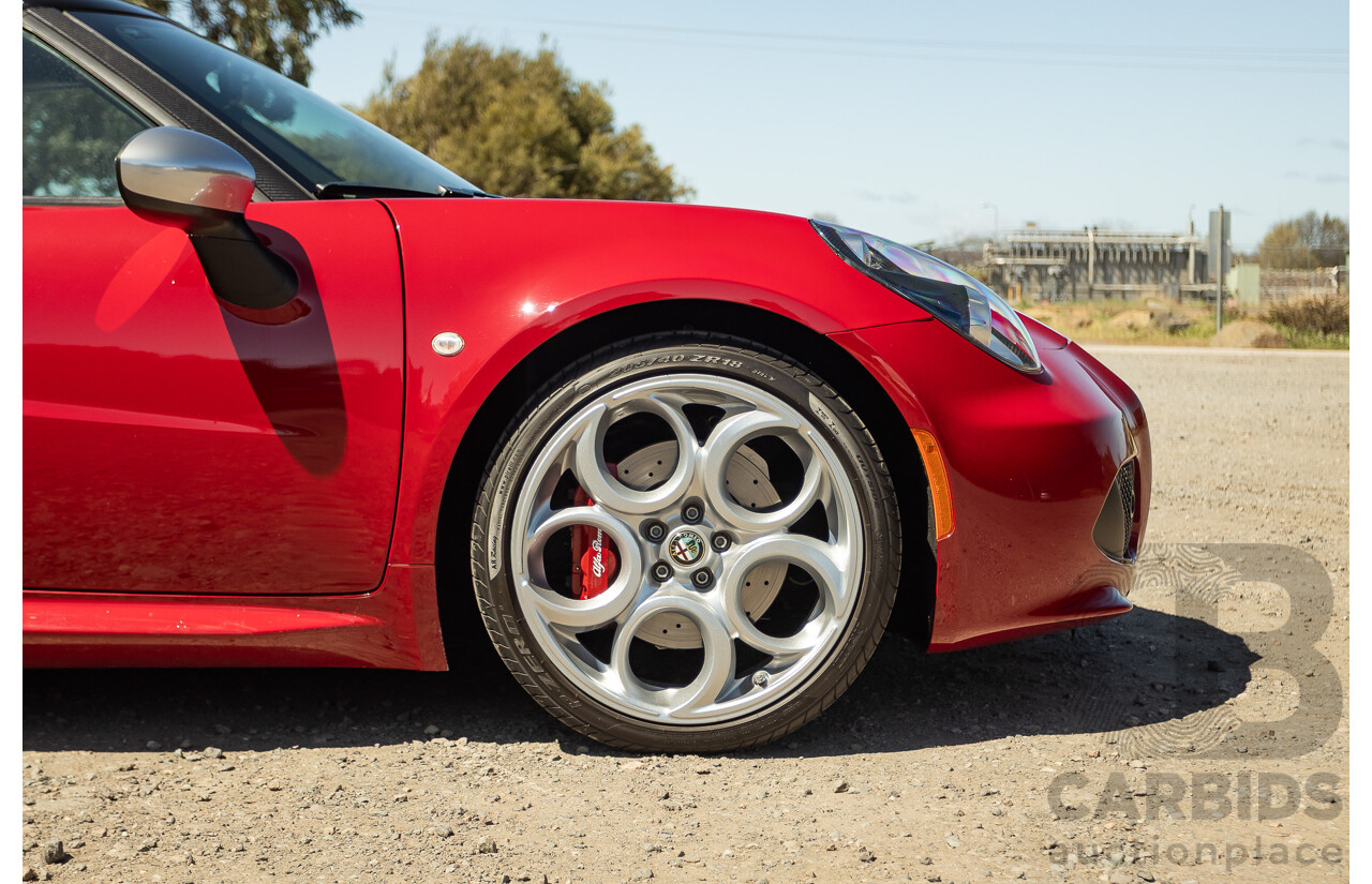 1/2016 Alfa Romeo 4C Spider 2d Convertible Alfa Red Turbo 1.7L