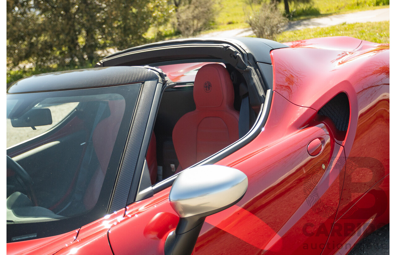 1/2016 Alfa Romeo 4C Spider 2d Convertible Alfa Red Turbo 1.7L