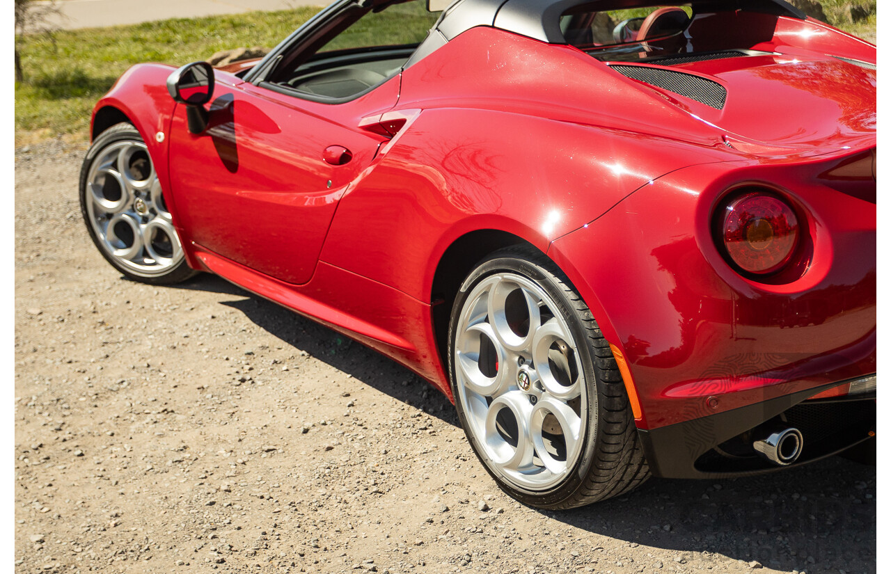 1/2016 Alfa Romeo 4C Spider 2d Convertible Alfa Red Turbo 1.7L