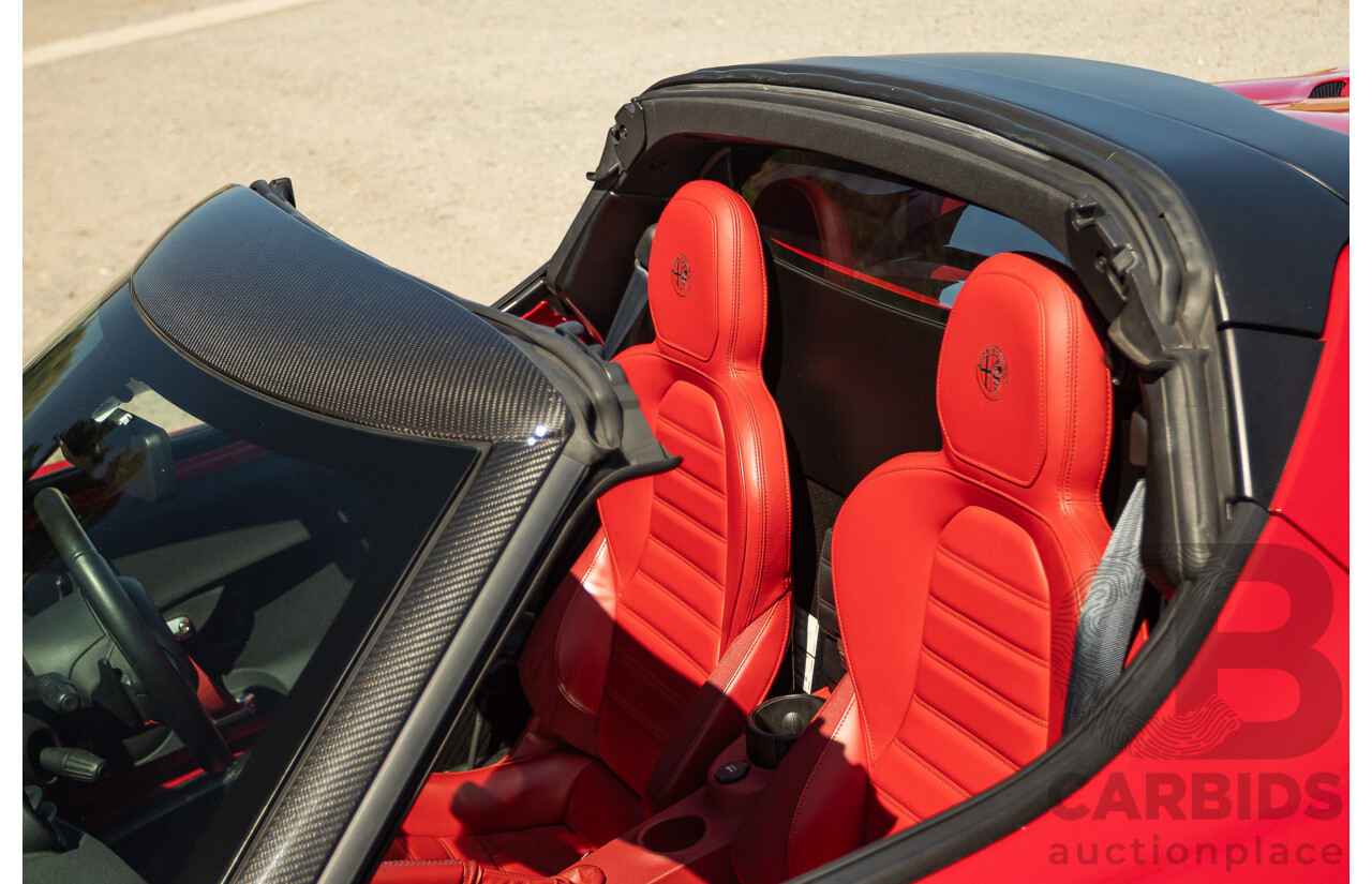 1/2016 Alfa Romeo 4C Spider 2d Convertible Alfa Red Turbo 1.7L