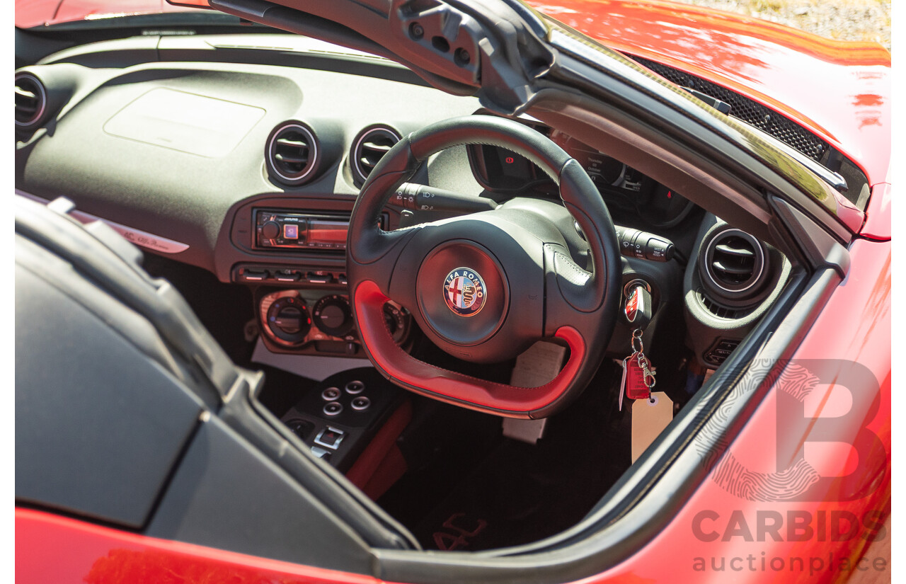 1/2016 Alfa Romeo 4C Spider 2d Convertible Alfa Red Turbo 1.7L