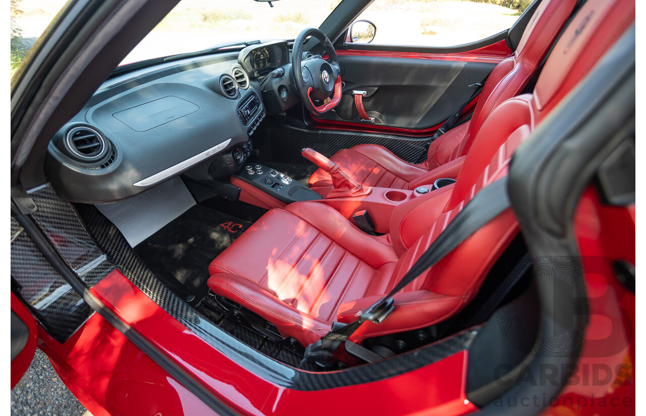 1/2016 Alfa Romeo 4C Spider 2d Convertible Alfa Red Turbo 1.7L