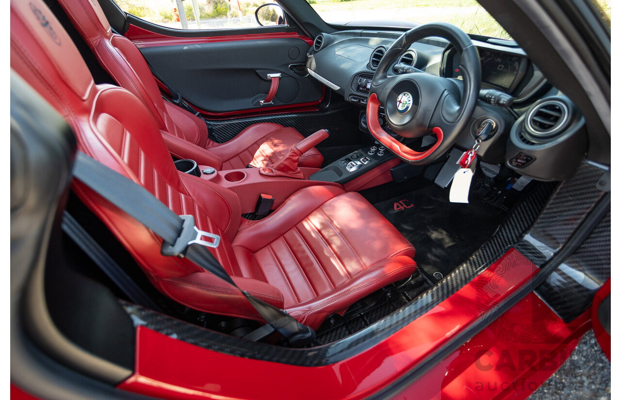 1/2016 Alfa Romeo 4C Spider 2d Convertible Alfa Red Turbo 1.7L