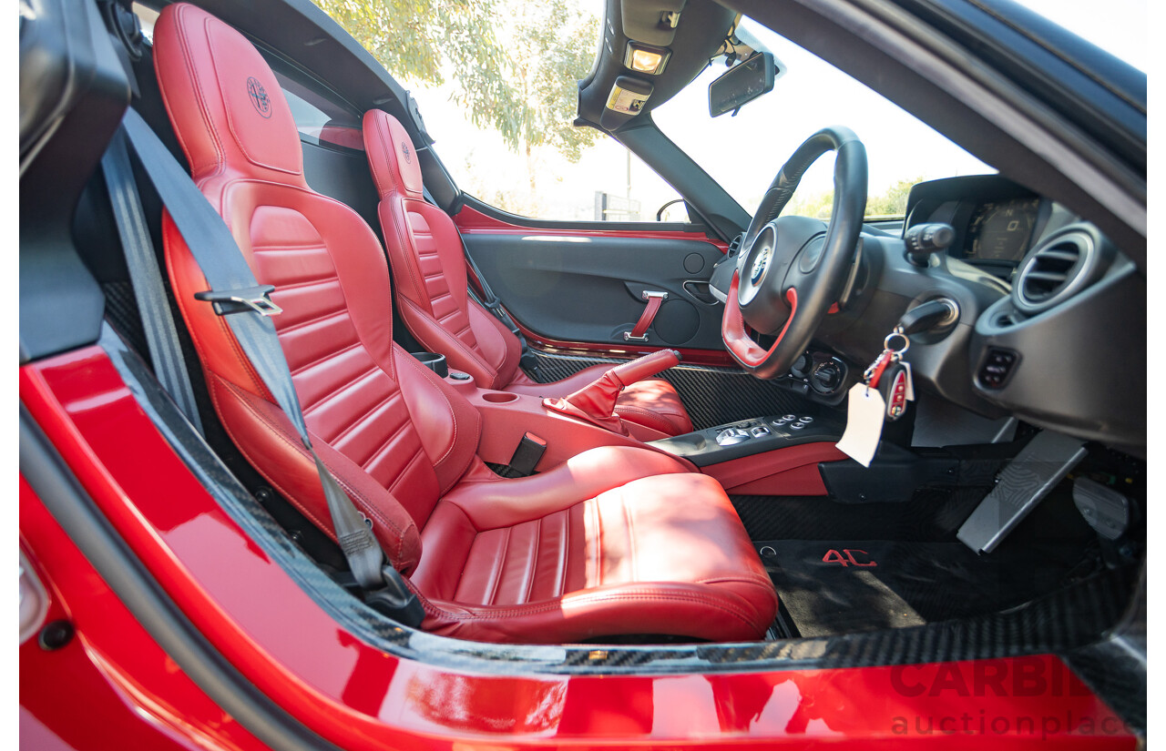 1/2016 Alfa Romeo 4C Spider 2d Convertible Alfa Red Turbo 1.7L