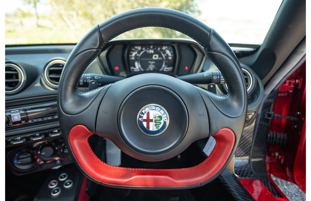 1/2016 Alfa Romeo 4C Spider 2d Convertible Alfa Red Turbo 1.7L