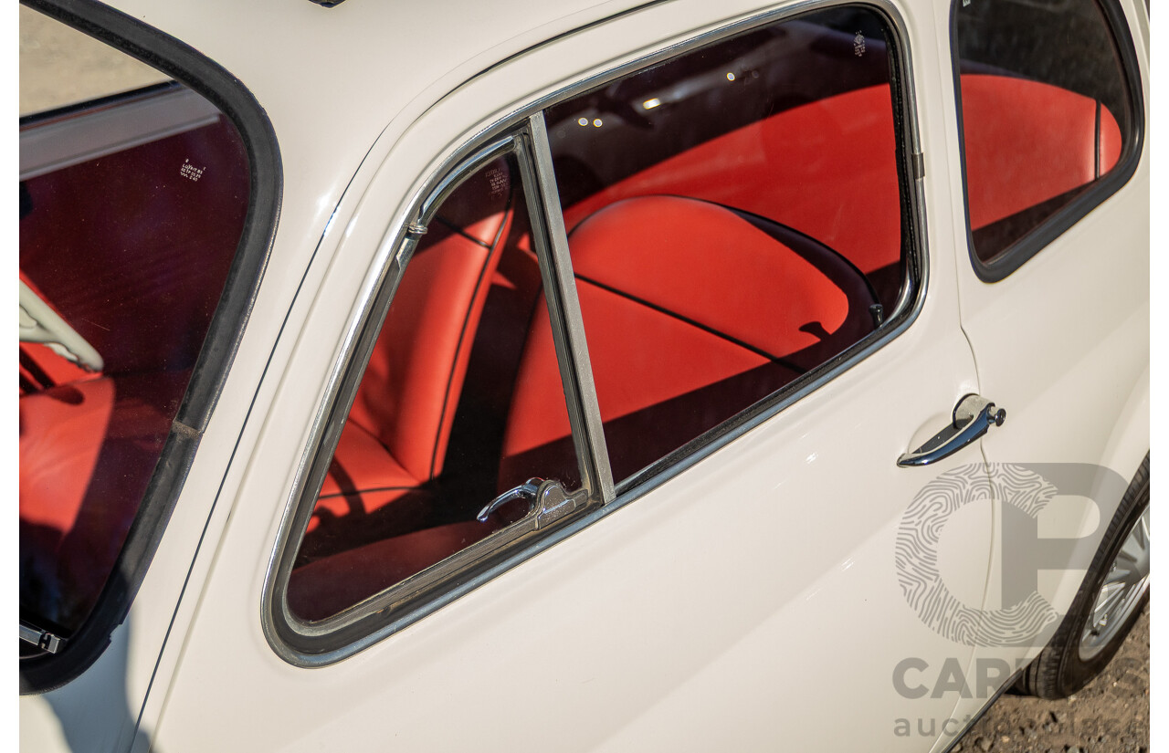 1/1969 Fiat 500 F Sun-Roof 2d Sedan White 0.5L