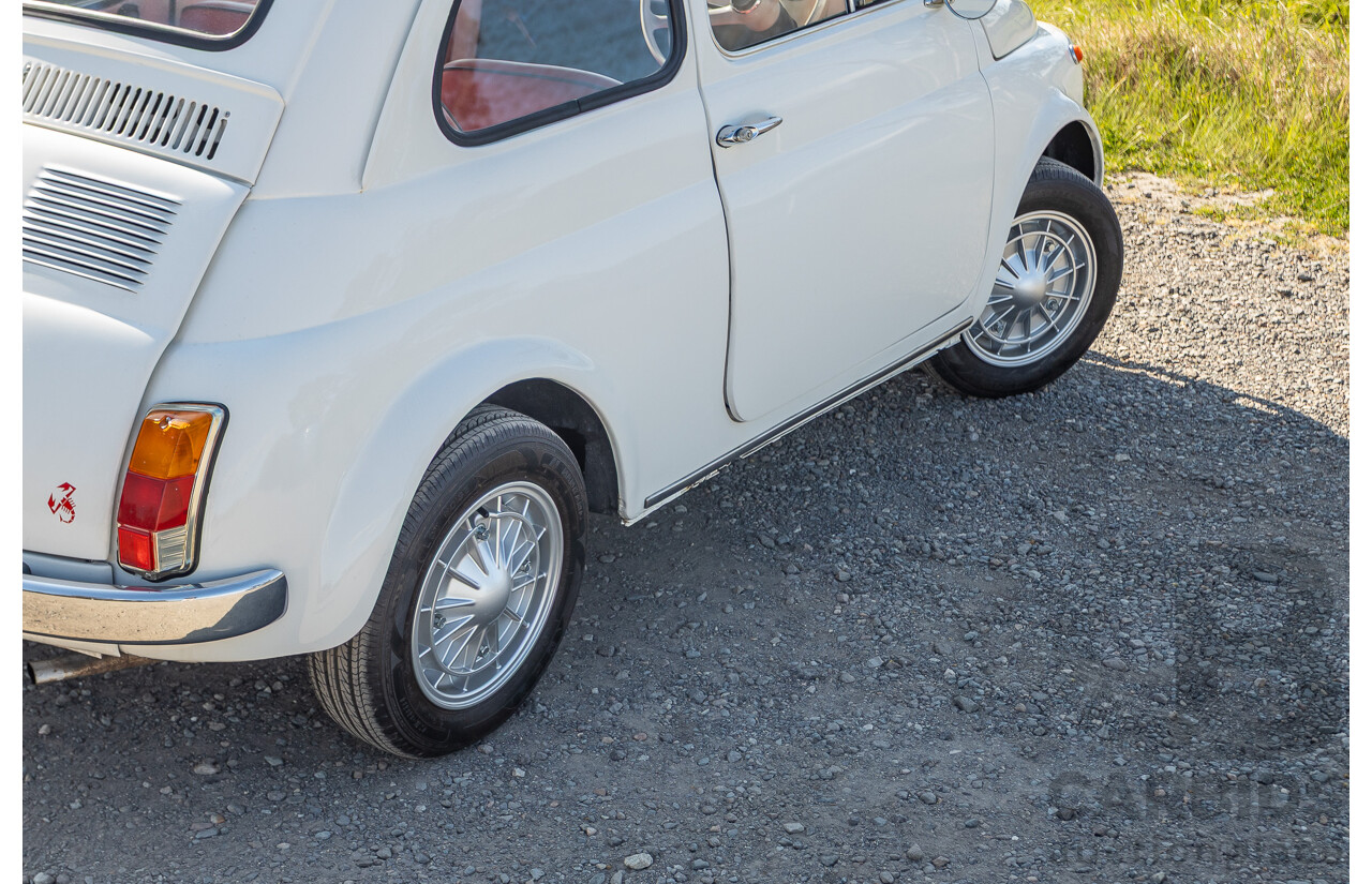 1/1969 Fiat 500 F Sun-Roof 2d Sedan White 0.5L