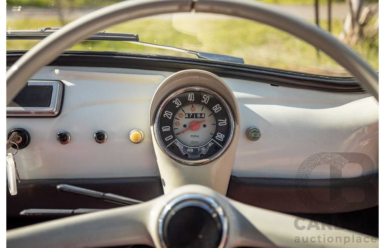 1/1969 Fiat 500 F Sun-Roof 2d Sedan White 0.5L