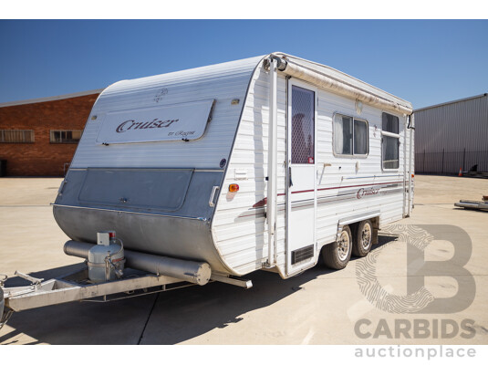 08/2001 Regent Cruiser 19ft Caravan Trailer  - White