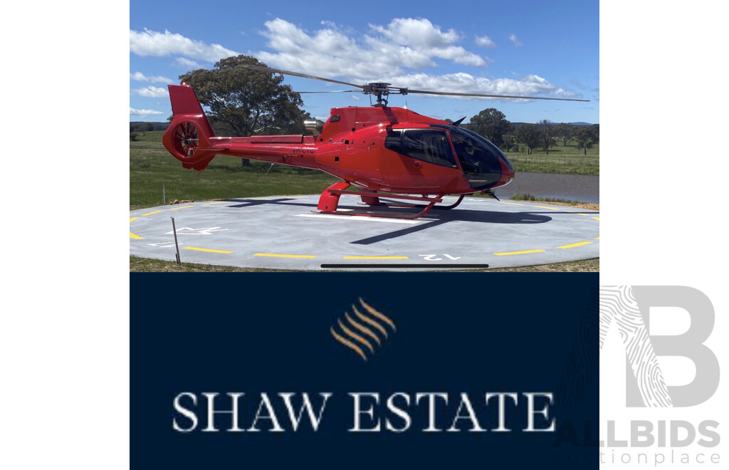 LIVE AUCTION 1 - Helicopter Flight to Shaw Winery for Lunch - Total Value of $7,100