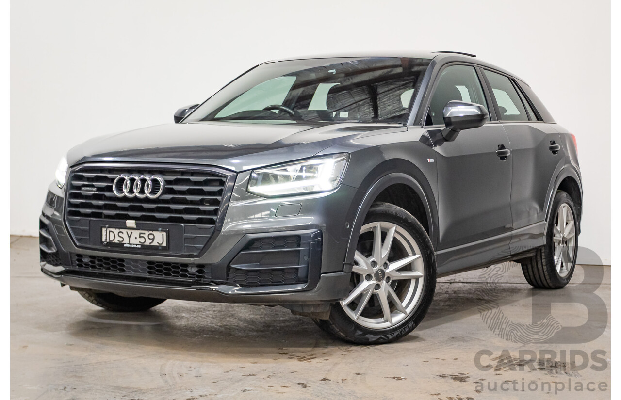 10/2017 Audi Q2 2.0 TDI Quattro Sport (AWD) GA MY18 4D Wagon Daytona Grey Pearl Turbo Diesel 2.0L