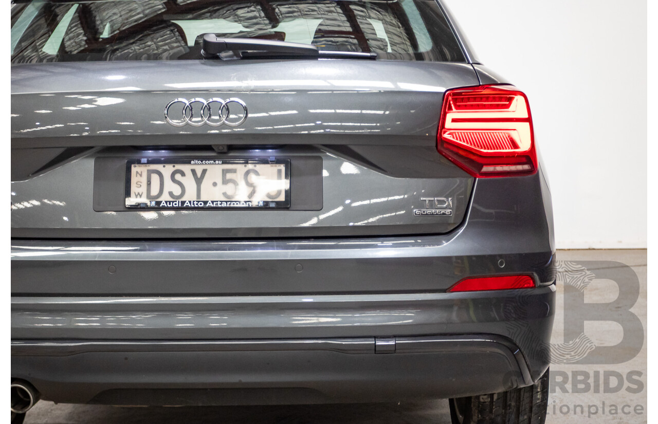 10/2017 Audi Q2 2.0 TDI Quattro Sport (AWD) GA MY18 4D Wagon Daytona Grey Pearl Turbo Diesel 2.0L